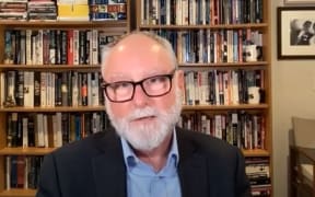 Dr Gavin Ellis outlining his concerns about the creation of a new Public Media Entity at a virtual meeting run by the Better Public Media Trust on 24 May 2022.