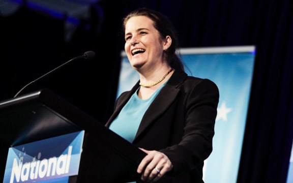 Nicola Willis at a National Party conference, May 2024, Palmerston North.
