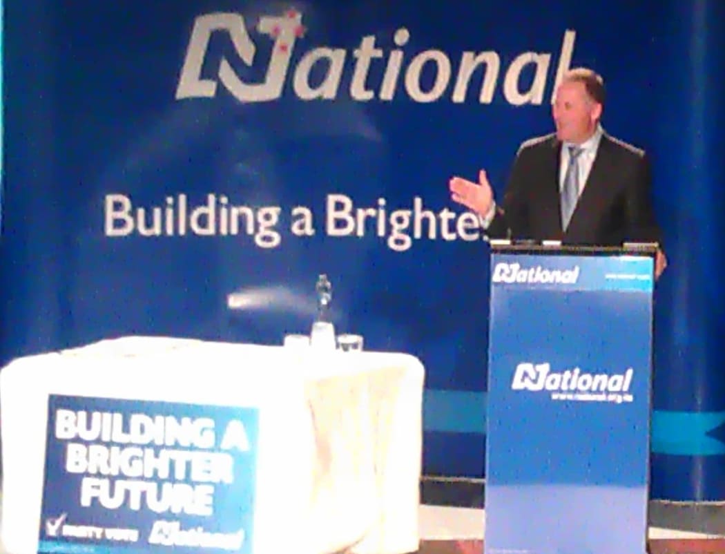 John Key at the National Party's northern regional conference.