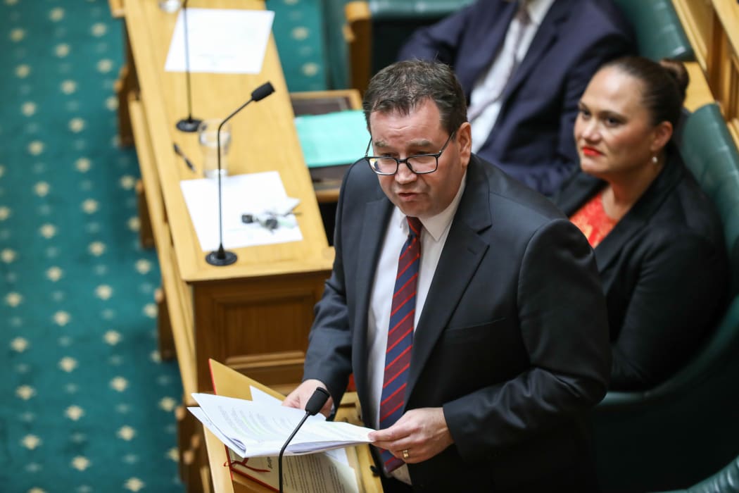 Minister of Finance Grant Robertson delivers his budget speech for 2019 to the House.