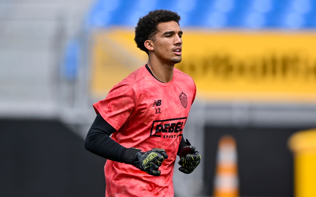 Goalkeeper Alex Paulsen of Auckland FC.
