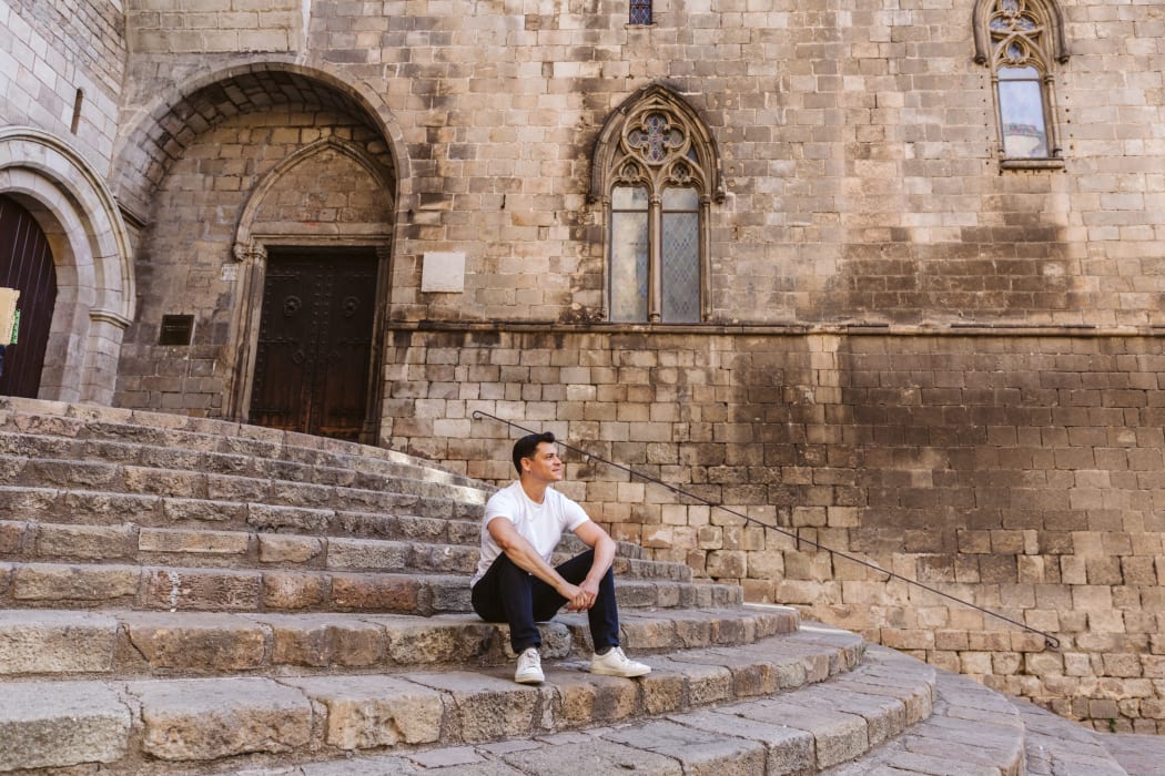 Matthew Kepnes aka Nomadic Matt in Barcelona