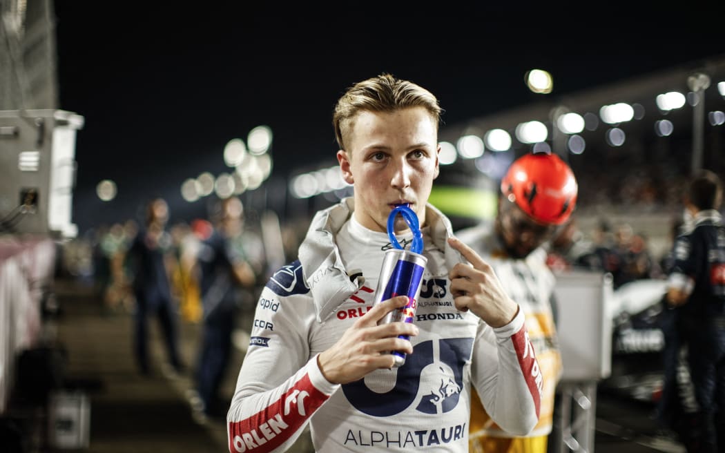 LAWSON Liam (nzl), Scuderia AlphaTauri AT04, portrait during the 2023 Formula 1 Qatar Grand Prix, 17th round of the 2023 Formula One World Championship from October 6 to 8, 2023 on the Lusail International Circuit, in Doha, Qatar - Photo Xavi Bonilla / DPPI (Photo by Xavi Bonilla / Xavi Bonilla / DPPI via AFP)
