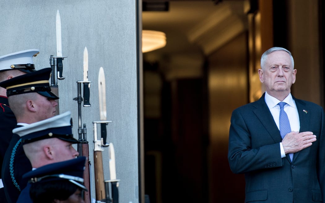 US Defence Secretary James Mattis.
