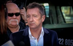 Phil Rudd after the sentencing.