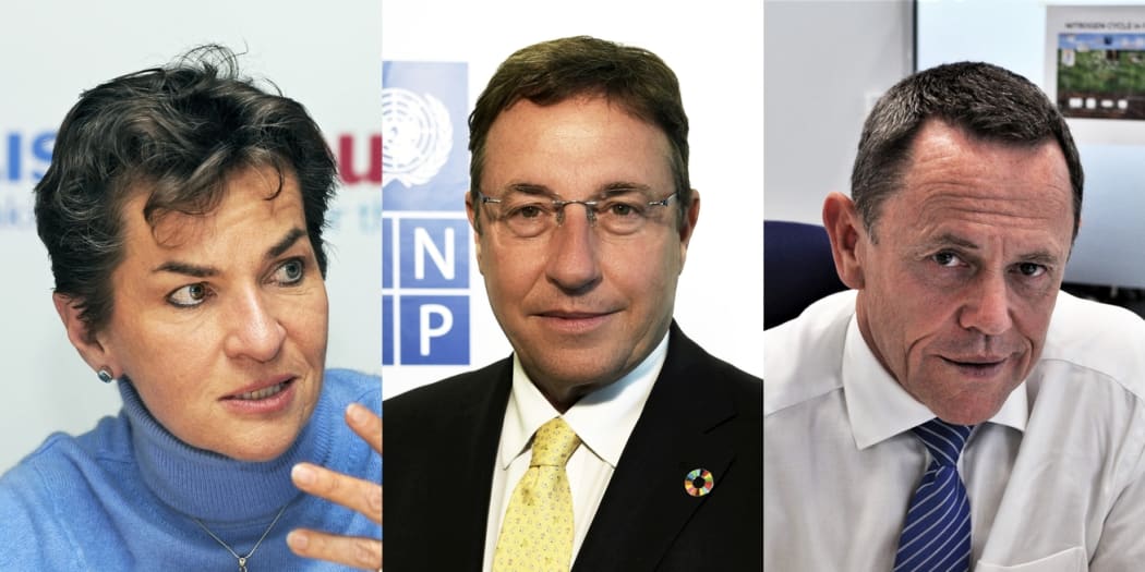 Christiana Figueres, Achim Steiner, Simon Upton