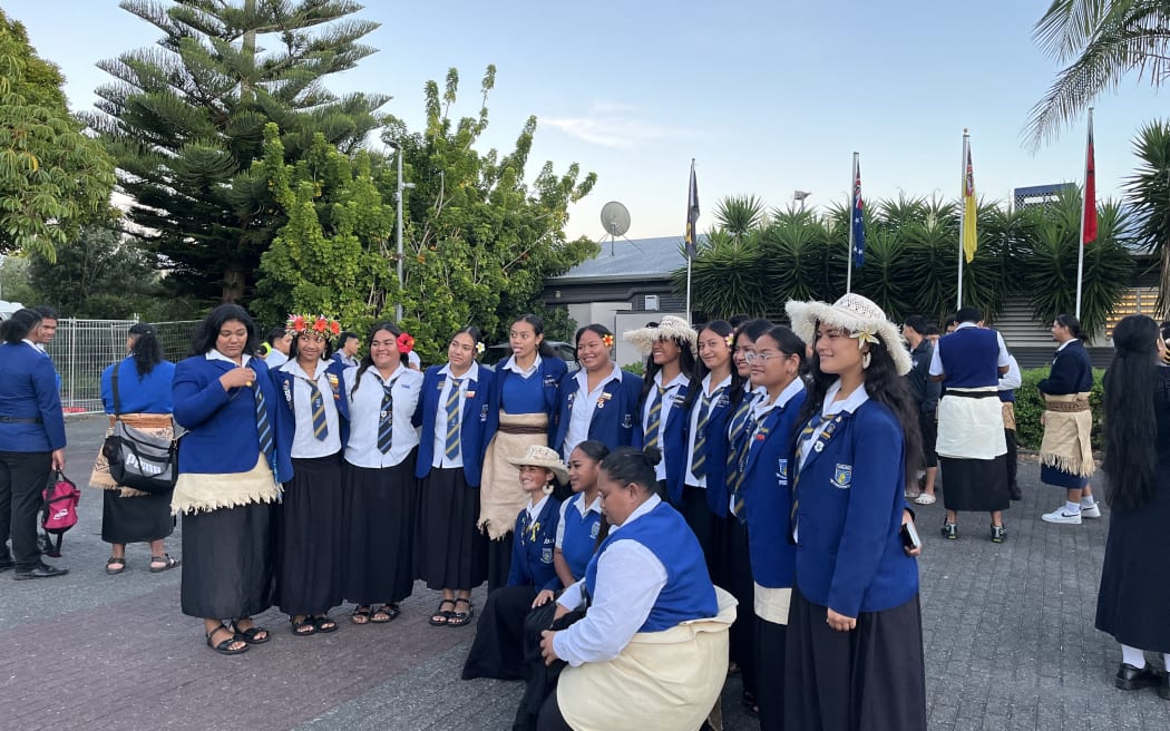 Flag raising and powhiri at ASB Polyfest's 50th anniversary