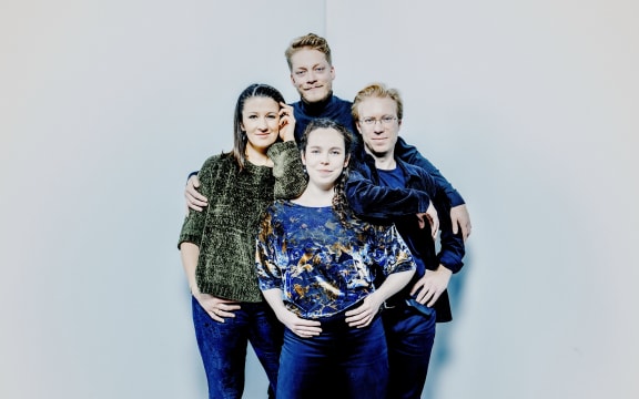 The members of the Marmen Quartet.