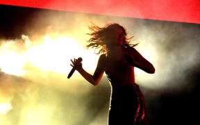 Lorde performs at Coachella 2017.