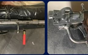 Improvised and home-made weapons were found at Alaister Kindell's property.