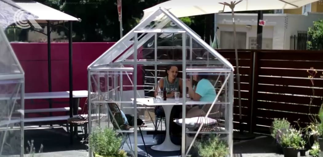 LA cafe introduces greenhouse dining pods to encourage social distancing