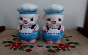 Joyleen Sandford's salt and pepper shakers gifted to her parents.