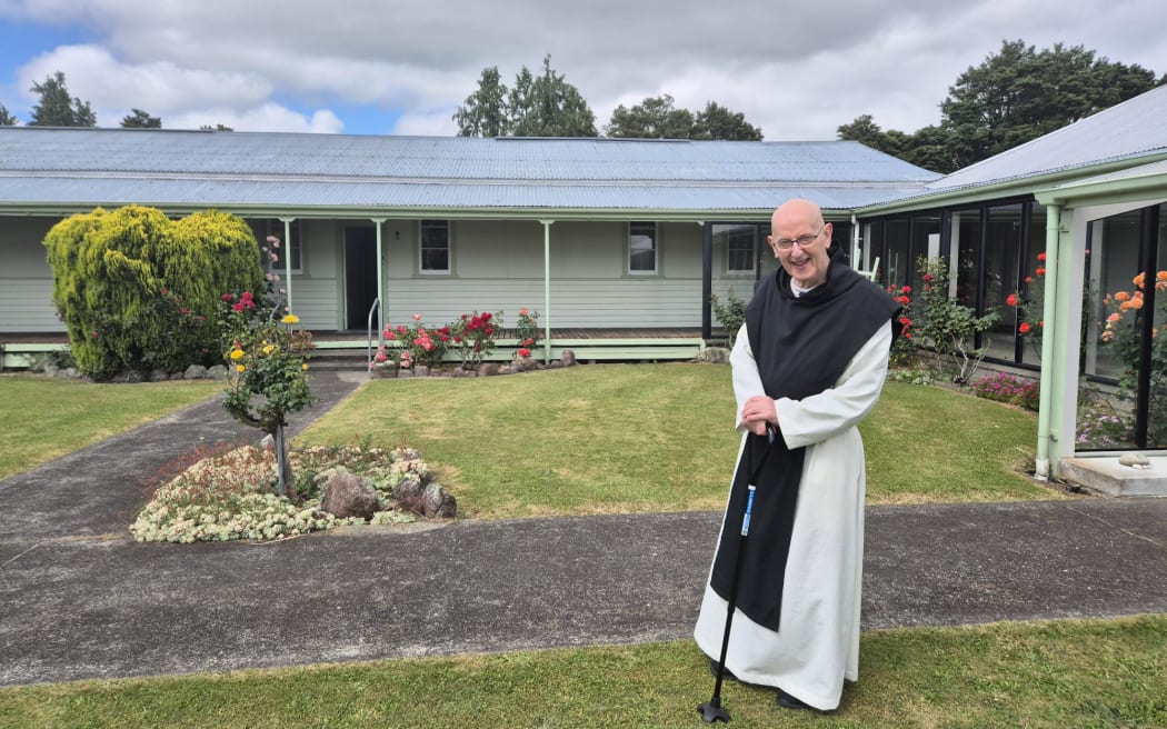 Father Nicholas immigrated to New Zealand from Holland and has lived at Kopua Monastery for 60 years