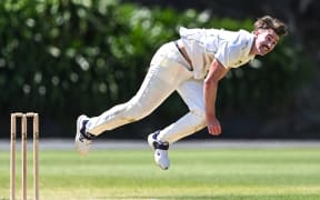 Blair Tickner playing for Central Stags