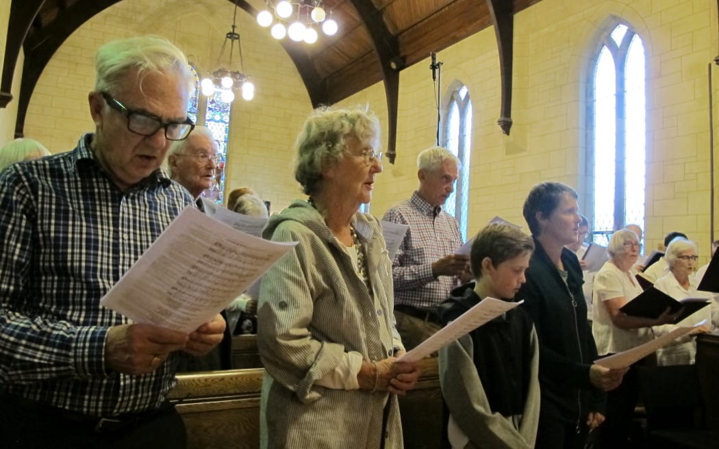 St Luke's Church congregation, Remuera, Auckland.