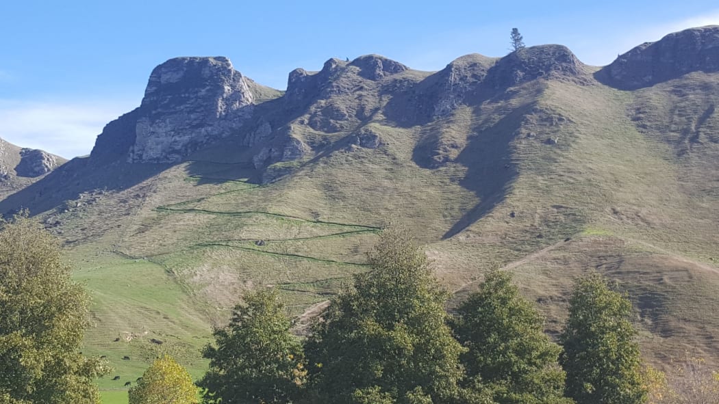 The controversial walking track up the Eastern side of Te Mata Peak.