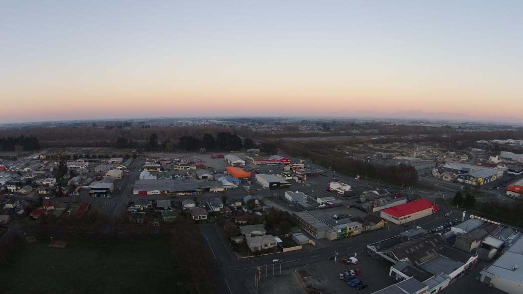 Sunrise over Ashburton.