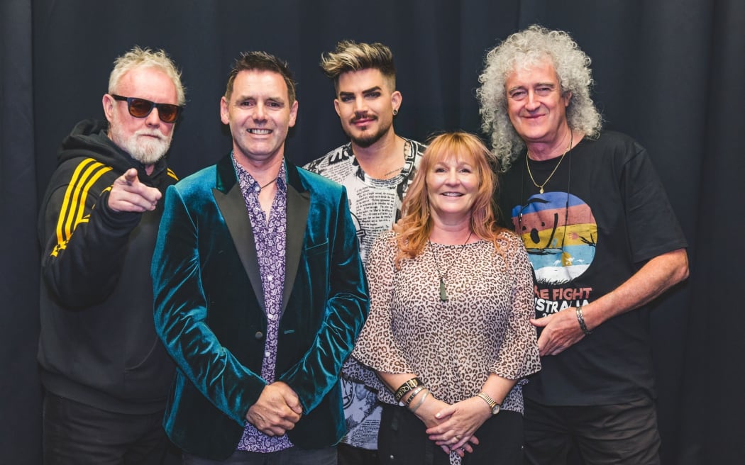 John Nelson and Queen band members