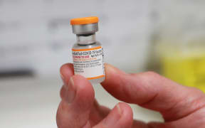 A vaccine dose for 5 to 11-year-olds, one third of an adult's dose.
