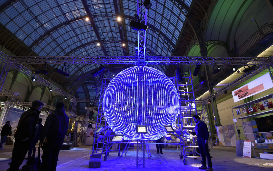 The 'Solutions COP21' exhibition at Grand Palais in Paris as part the COP 21, the United Nations conference on climate change.
