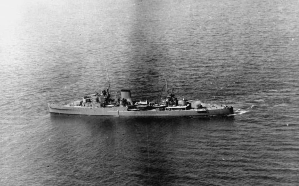 The Achilles was loaned to New Zealand and helped destroy the German battleship.