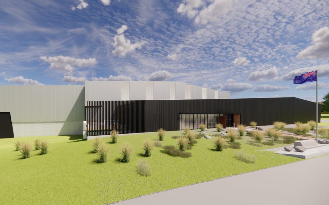 Mock-up of a new data centre in West Auckland.