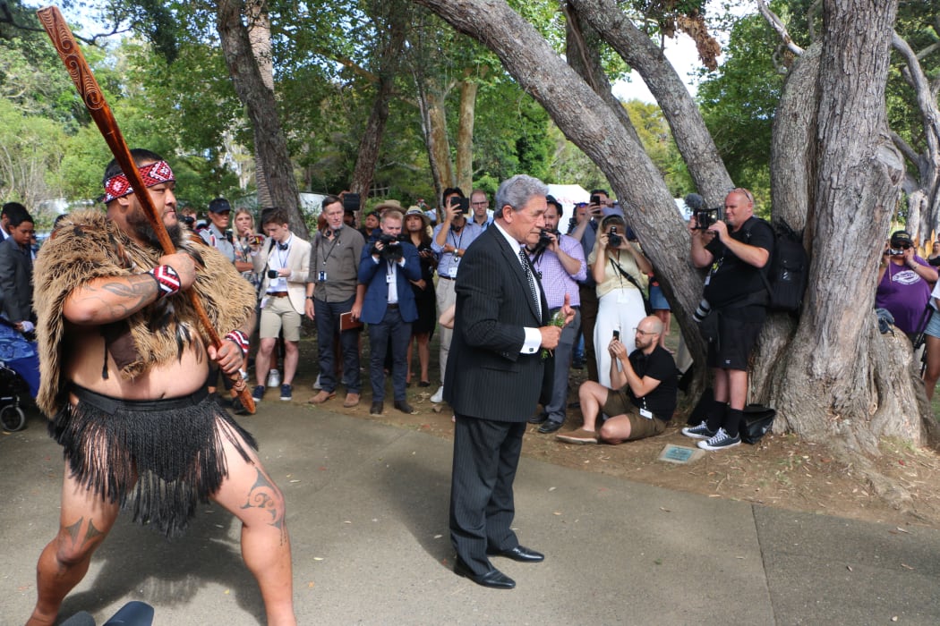 Winston Peters at Waitangi.