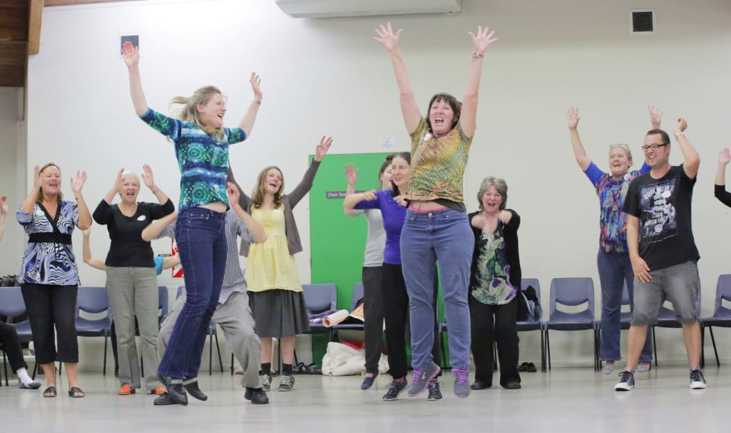 Laughter Yoga is a great stress reliever.