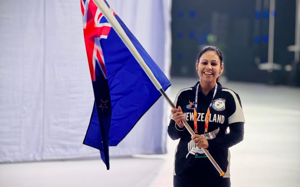 New Zealand kho kho captain Khushmeet Sidhu.