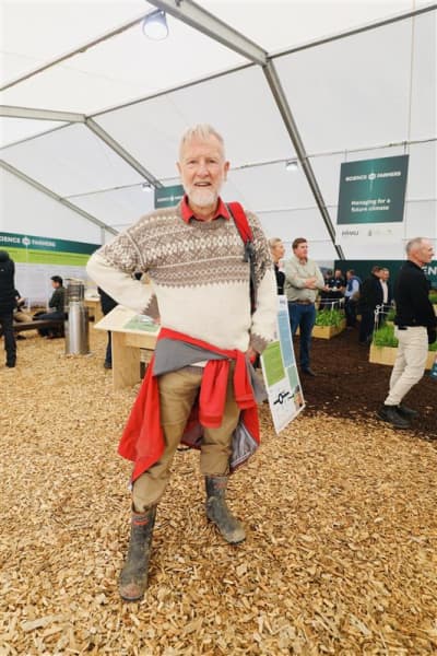 Chris is wearing a jumper that’s 40-50 years old.