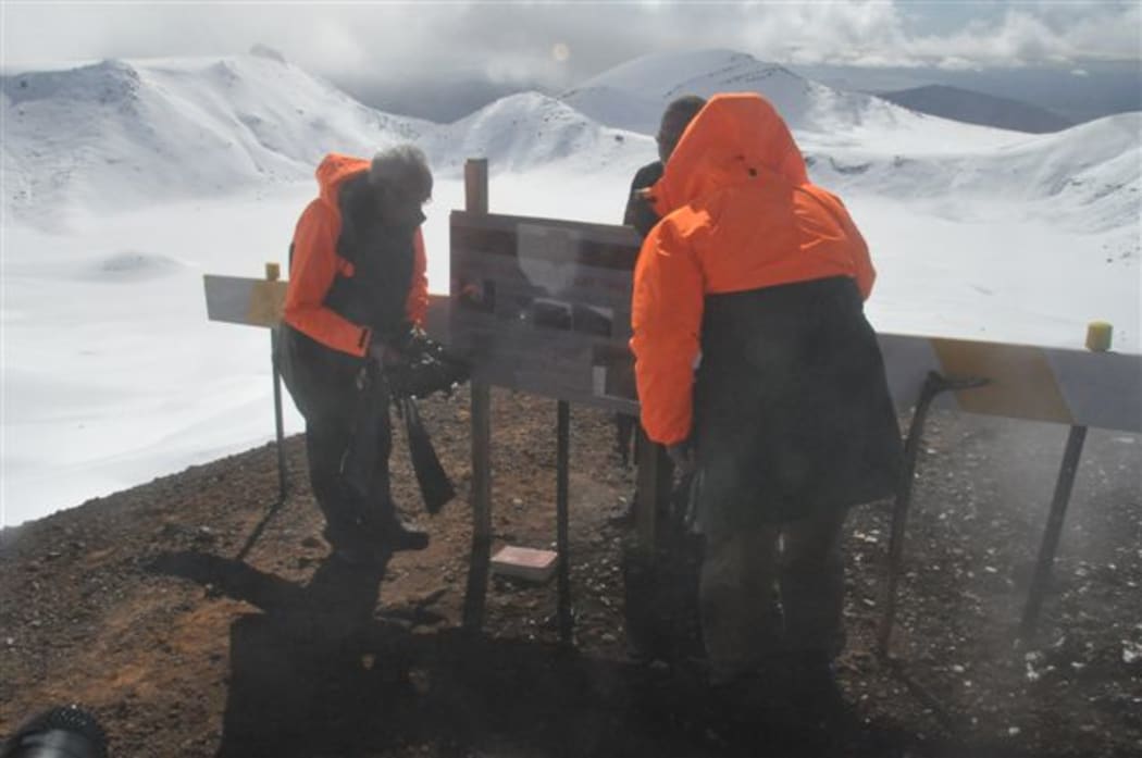 Members of Ngati Hikairo ki Tongariro gave their blessing and placed a rahui on the track.