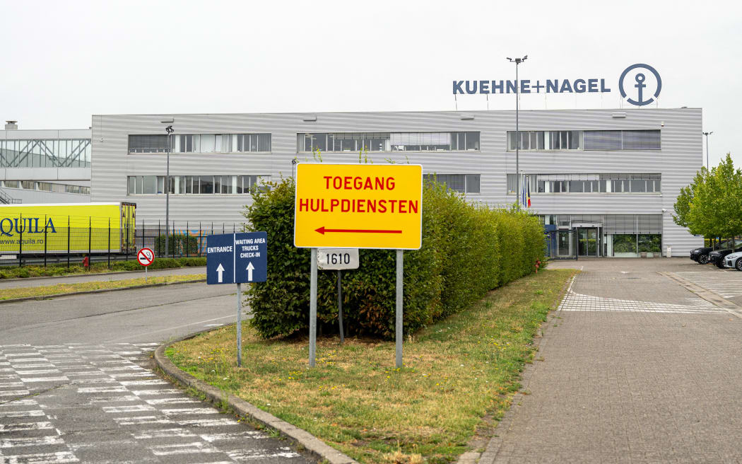 The logistics warehouse in Geel, Belgium, where millions of condoms and other contraceptives are stored by the US development agency USAID.