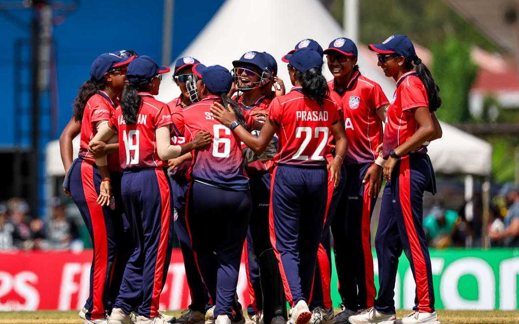 USA cricketers during the under-19 Women's World Cup, Malaysia, 2025.