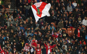 Dragon's fan flying flag