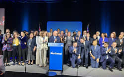 National’s annual conference in Wellington on Sunday.