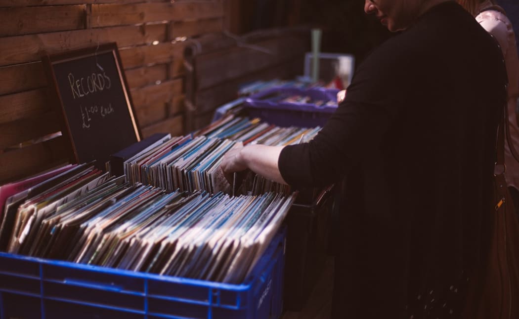 The good old days of record shopping.