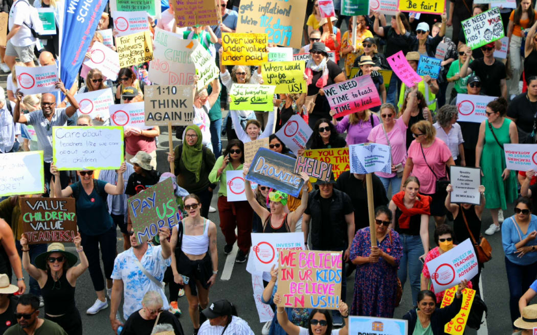 Teachers' strike in Auckland
