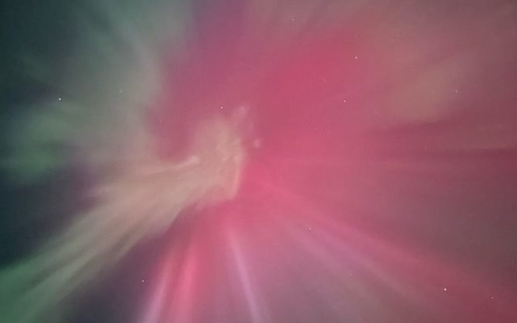 Debbie Crompton shot this image of the Southern Lights in Bluff on 11 October 2024.