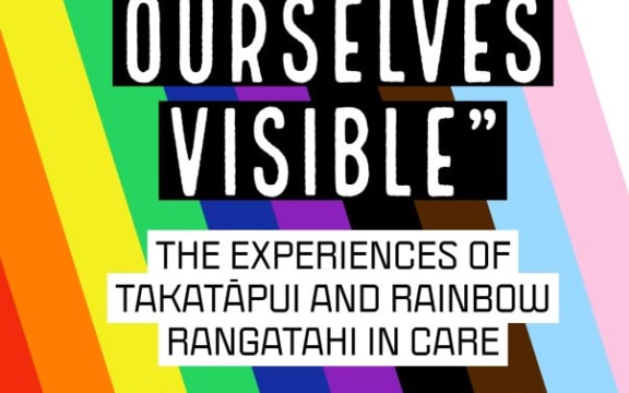 Cover of the new report, Making Ourselves Visible, from Oranga Tamariki.