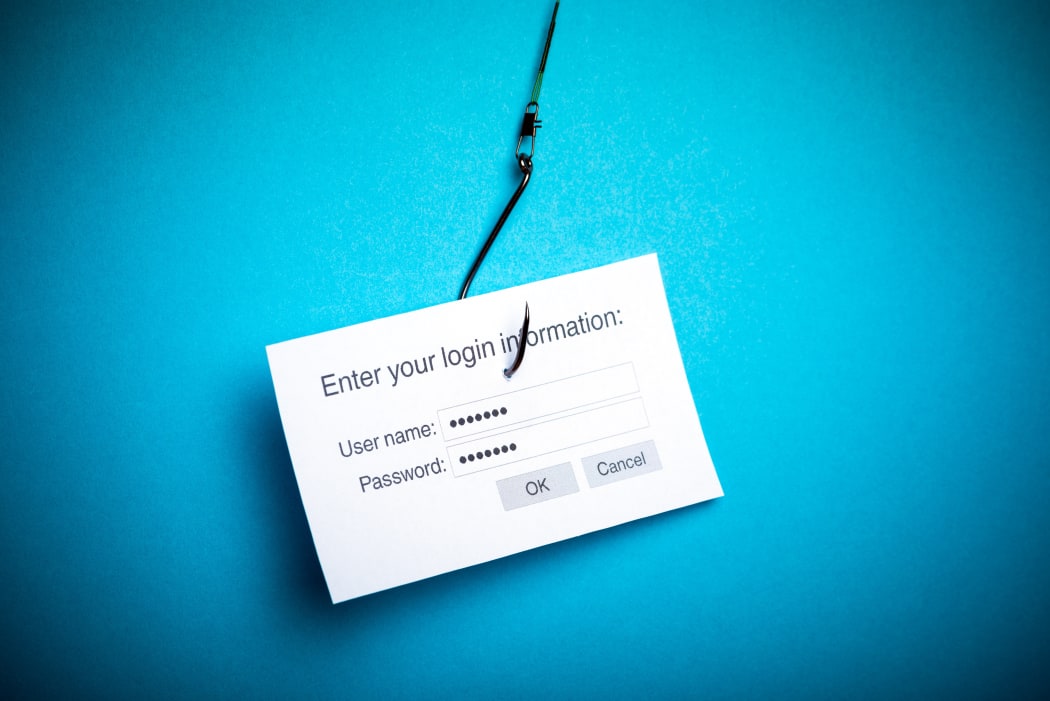 22076796 - concept of hacking or phishing a login and password with malware program