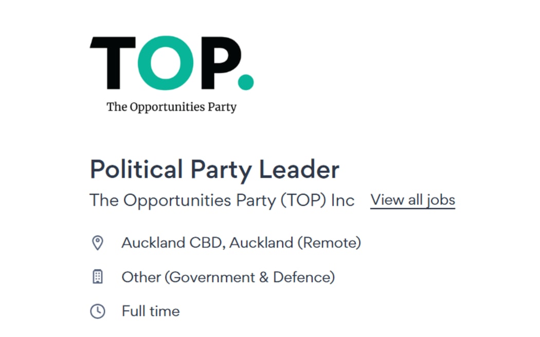 A screenshot of the job advertisement on Seek.