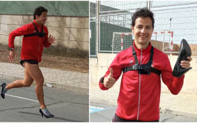 Christian Roberto López Rodríguez broke the record for the fastest 100 meters backwards in high heels, which he previously set at 20.05 seconds during an appearance on Spanish TV series La Noche De Los Récords.