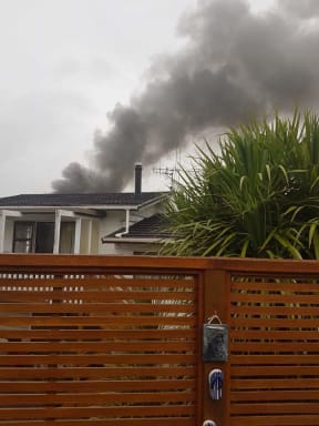 House on fire at Maunu Road.
