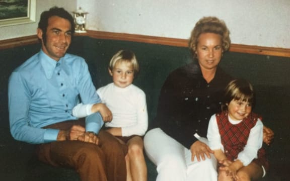 Deanna Trevarthen when she was a child, right, with her family.