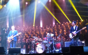 Dave Dobbyn at Pike River concert.