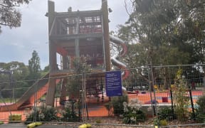 Hayman Park is closed for maintenance and repairs, reinforcing Ōtara Papatoetoe Local Board and Councillor Alf Filipaina's call to care for playgrounds and report vandalism. Photo / LDR Mary Afemata