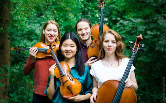 From left: Jos Jonkers, Mayumi Kanagawa, Albin Uusijärvi, Alice Gott