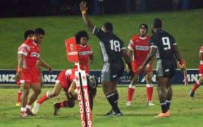 Fiji Residents take on Tonga in Suva.