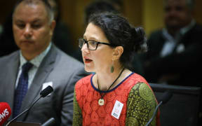 Elisa Wijohn speaks to the Health Committee on a petition to fund Kadcyla and Palbociclib for breast cancer sufferers