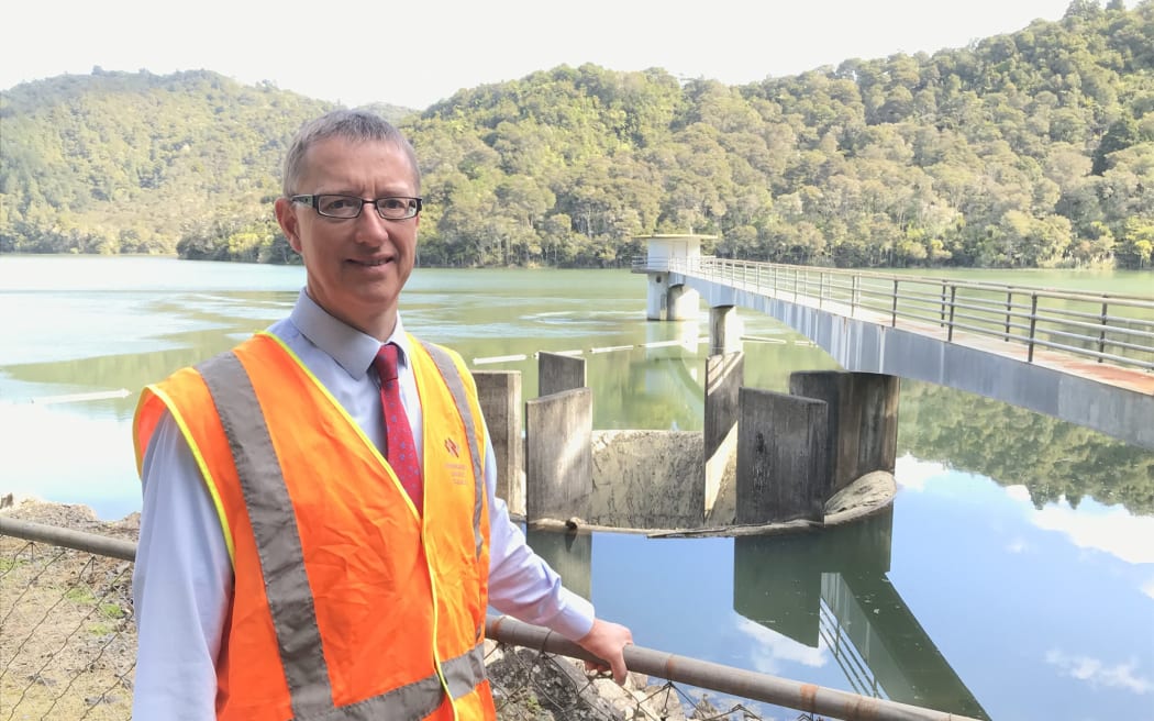 WDC chief executive Simon Weston at Whangārei's Whau Valley Dam